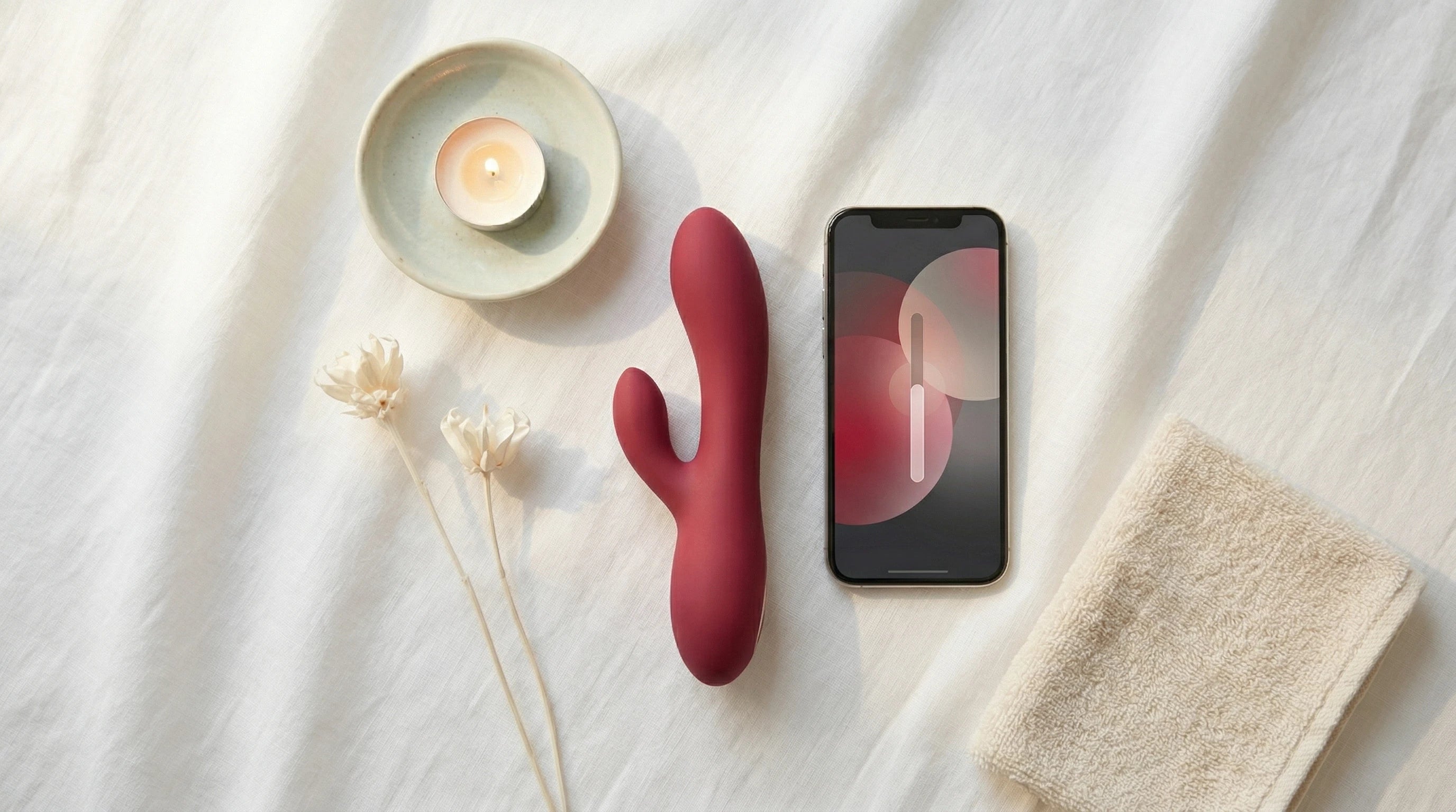 Long distance vibrator with remote app control — compact discreet design for couples