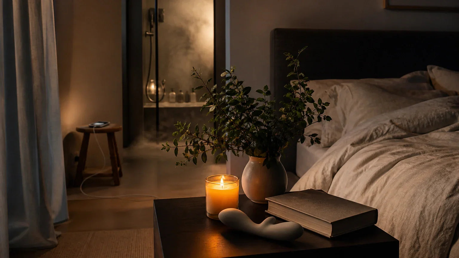 The Art of the Ritual: Why You Need a Hard Stop at 9 PM: guide image about show a calm, screen-free nighttime