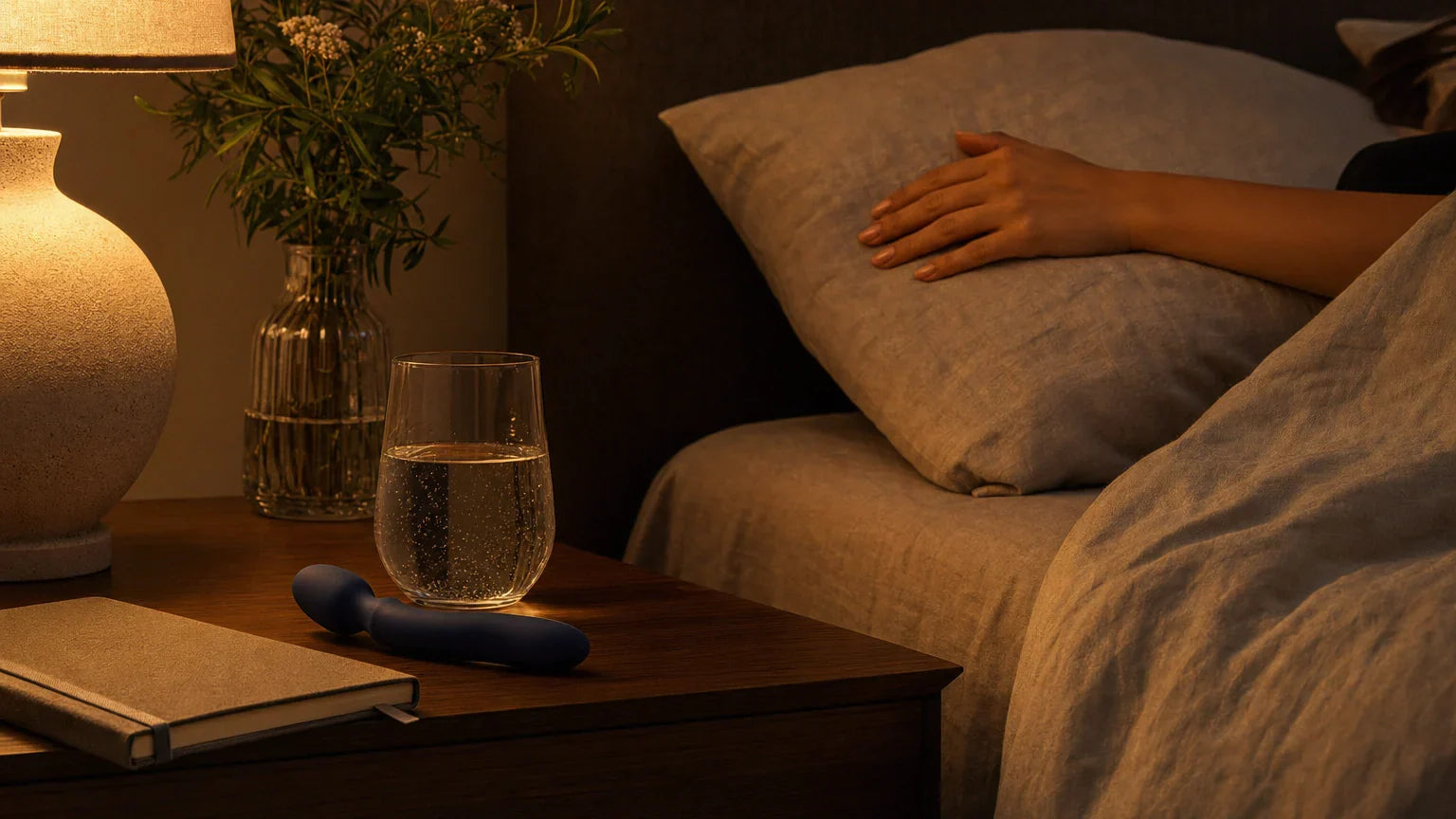 Can a Personal Massager Improve Sleep? The Relaxation-Sleep Connection: guide image about show a calm, discreet bedtime