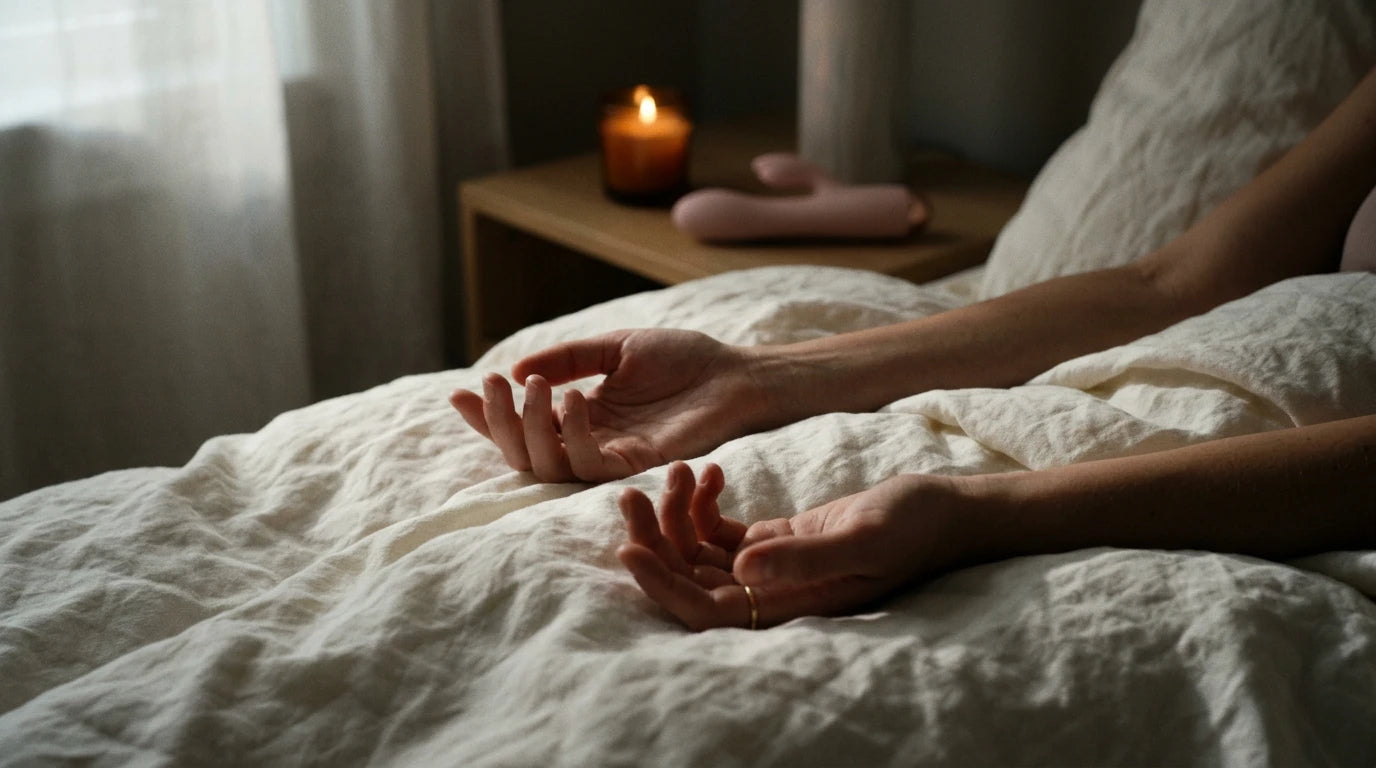 Deep physical relaxation after orgasm — the hormonal state that facilitates sleep onset