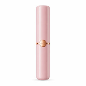 Pink Xindari Blush Case lipstick vibrator with rose-gold accent